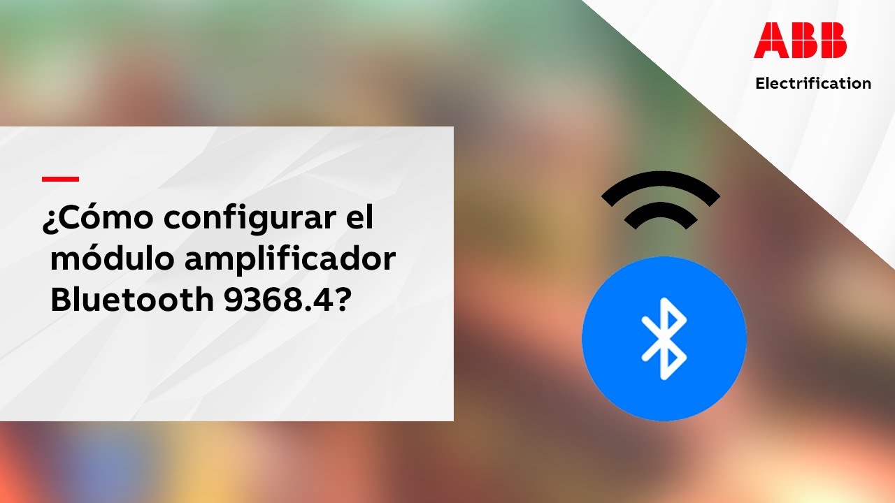 Cómo configurar el módulo amplificador Bluetooth 9368.4? 