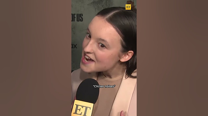 Bella Ramsey Does A GREAT Clicker Impression #shorts
