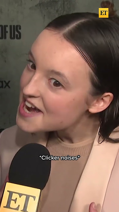 Bella Ramsey Does A GREAT Clicker Impression #shorts
