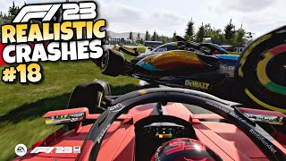 F1 23 REALISTIC CRASHES #18