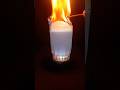 Fire burns 🔥 from water glass experiment using amazing tricks. #amazinginvention #experiment #fire