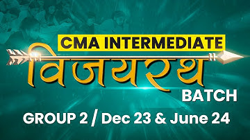 Join No.1 Coaching Institute For CMA Inter Group 2 Vijayrath Batch | Akash Agarwal Classes