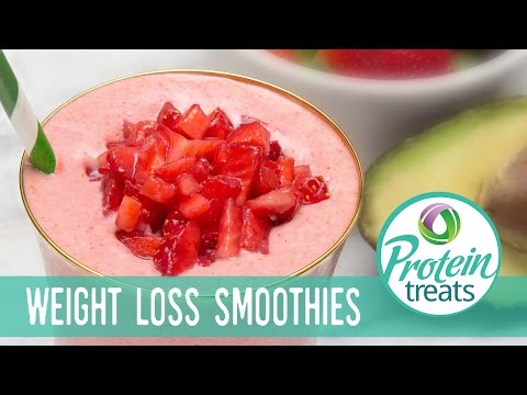 Strawberry Avocado Smoothie Recipe Protein Treats by Nutracelle