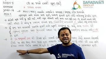ENV II STD 5 II CHAPTER 14 II JYARE DHARTI DHRJI UTHI II PART 1 II DATE 04-01-2021