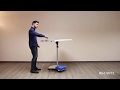Vidéo: Tableau blanc mobile magnétique, transformable table