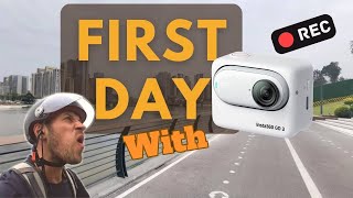 First Day with Insta360 Go3 Action Camera! (vlogtest)