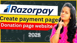 How to create Payment page in Razorpay? | How do I create a payment landing page? #razorpay #infysky