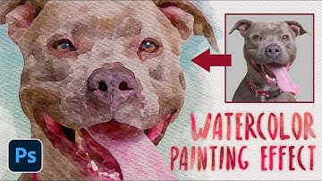 Photoshop Tutorial: WATERCOLOR Effect | Turn Photos into Naturalistic Paintings