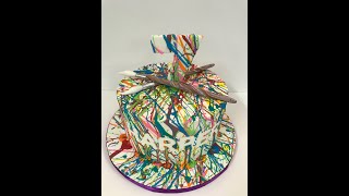 Paint Splatter Cake