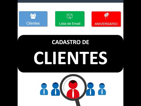 Planilha para cadastro de clientes e Fornecedores CRM em Excel Pessoas Física e Jurídica