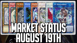 Status of the Yu-Gi-Oh Market August 19th