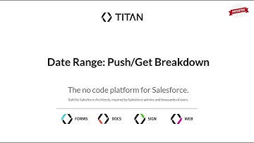 Date Range: Salesforce Push/Get Breakdown