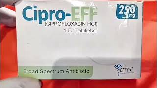 Cipro-EFF 250 mg ciprofloxacin 10 tablets 