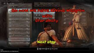 Nioh:The gold dragon secret blacksmith!!!How to create Dragon weapons! screenshot 2