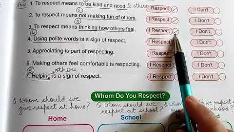 Class - 2 , Subject - Moral Science, Video - 25 , Part - 2 , Activity  3 by Mrs Inshu