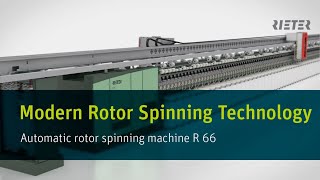 Rieter Rotor Spinning Machine R 66 - Modern rotor spinning technology