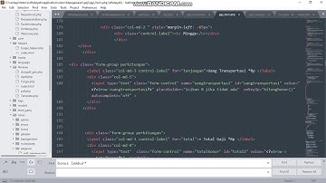 part 7. aplikasi kepegawaian framework codeigniter