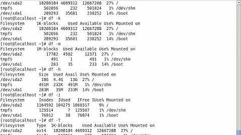 3 - df command to check disk free space in Linux