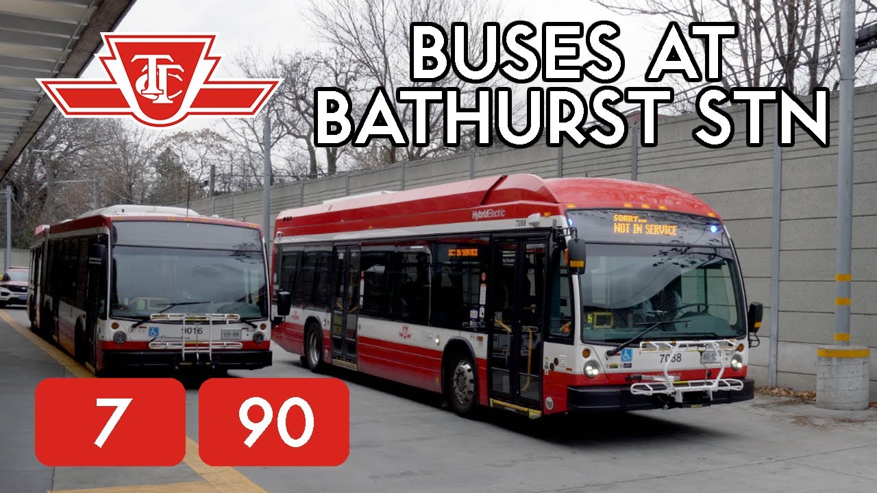 TTC Buses At Bathurst Station YouTube ttc-buses-at-bathurst-station-youtube