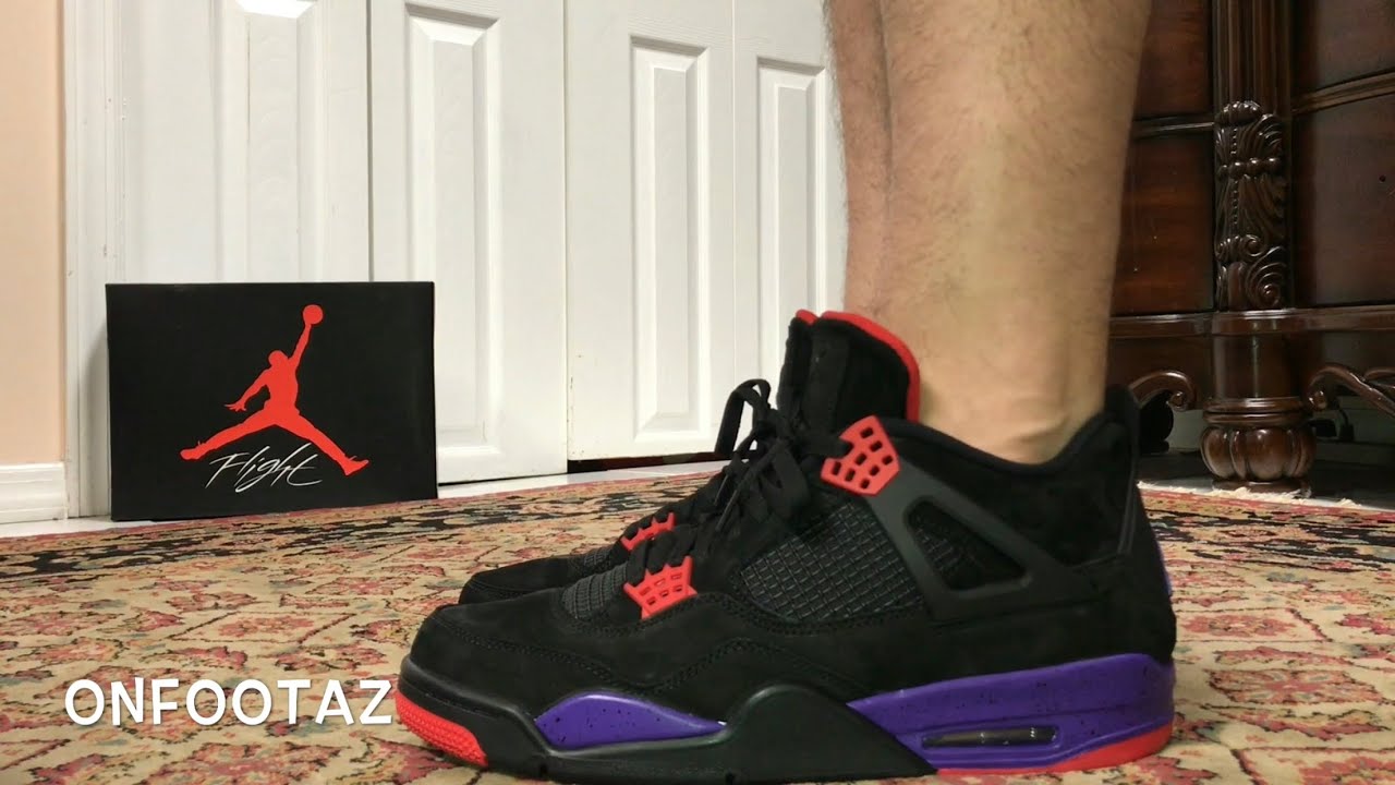 black court purple jordan 4