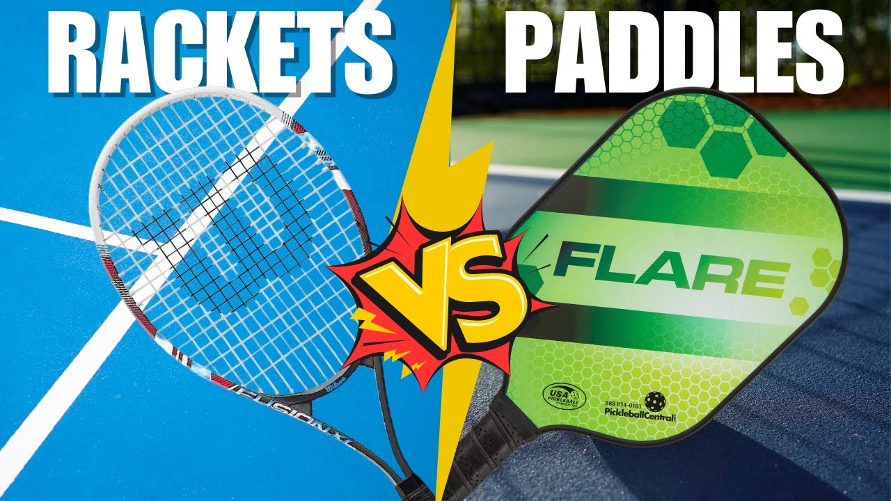 Tennis vs. Pickleball (The Clash of Rackets and Paddles) - YouTube
