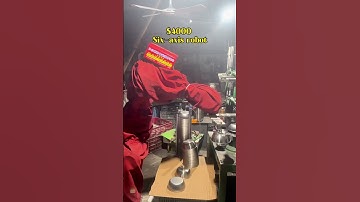 A six-axis robot. #industrial #machine #factory #robot #spraying #palletizing