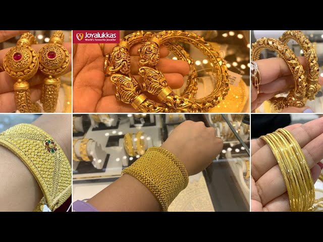 joyalukkas latest Bangles Collections | joyalukkas jewellery designs |  #Joyalukkasstore in Riyadh - YouTube