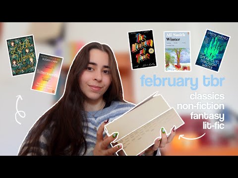 everything I want to read this February 📖🩷 classics, fantasy, non-fiction