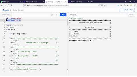 PROGRAM TOKO SEDERHANA || Prosedur dan Fungsi C++ Kelompok 4