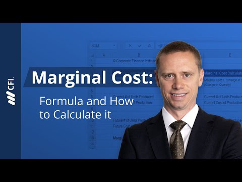 Marginal Cost : Formula and How to Calculate It