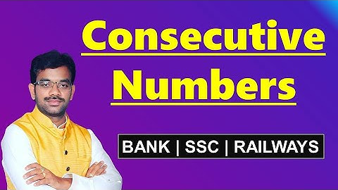 Consecutive Numbers | Number System | Fast Calculation | Consecutive Numbers tricks in Telugu