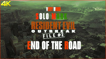 Resident Evil Outbreak File 2 Remastered - End of the Road - MARK - MUY DIFÍCIL PESADILLA - 4K 60ᶠᵖˢ