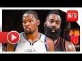 James Harden vs Kevin Durant SICK Battle Highlights (2016.12.01) Warriors vs Rockets - MUST SEE!