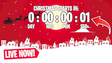 CHRISTMAS🎅COUNTDOWN 2025 LIVE🔴 24/7 & How Long Till Christmas!?