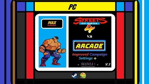 Streets of Rage 4 - V8 (Steam) - Arcade - MANIA+ (Improved Campaign Settings+ Mod V3) - Max 4