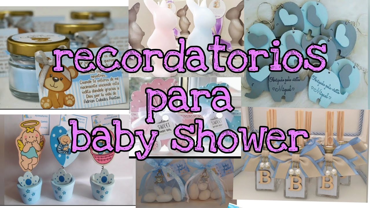RECORDATORIOS PARA BABY SHOWER