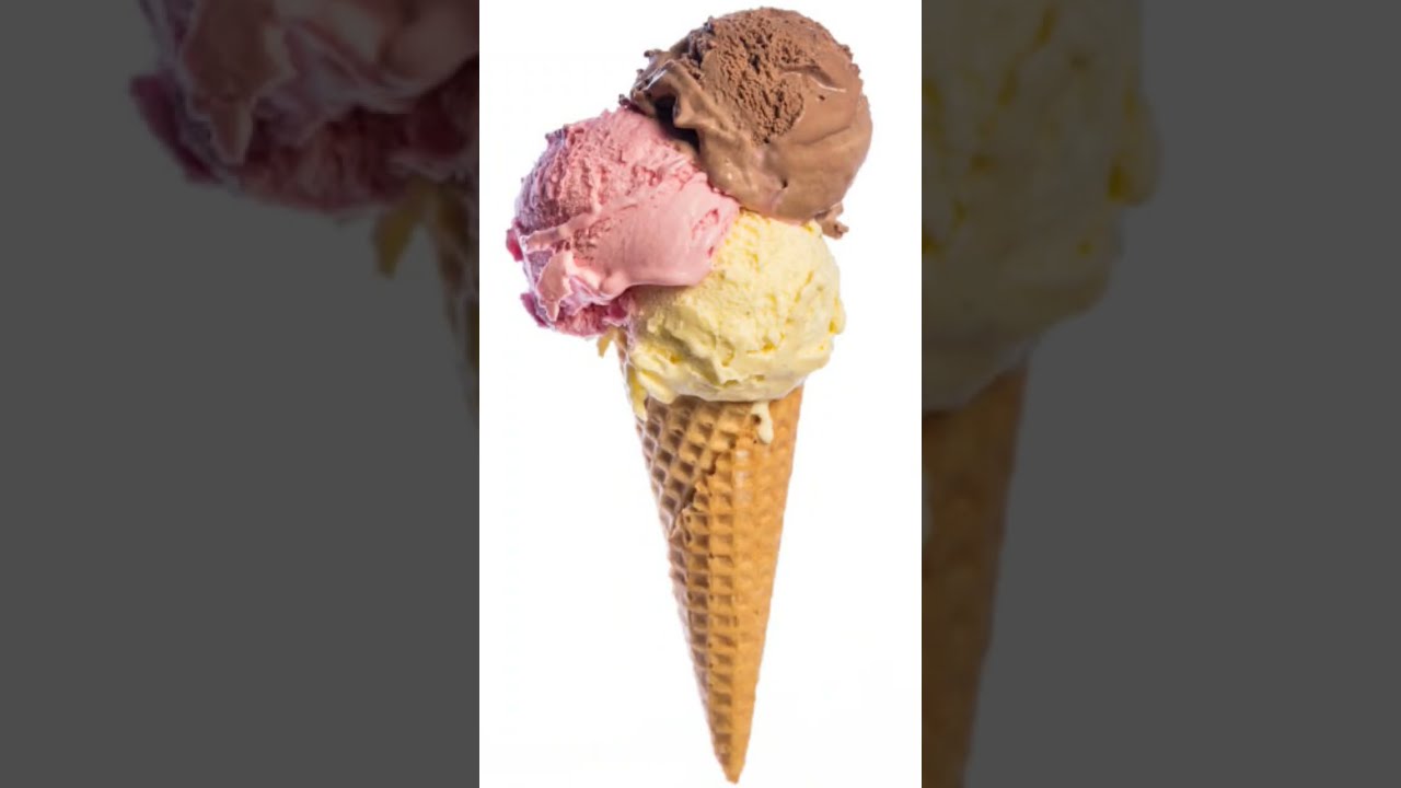 3 Different Scoops Icecream Chocolate Strawberry Vanilla The DRVL