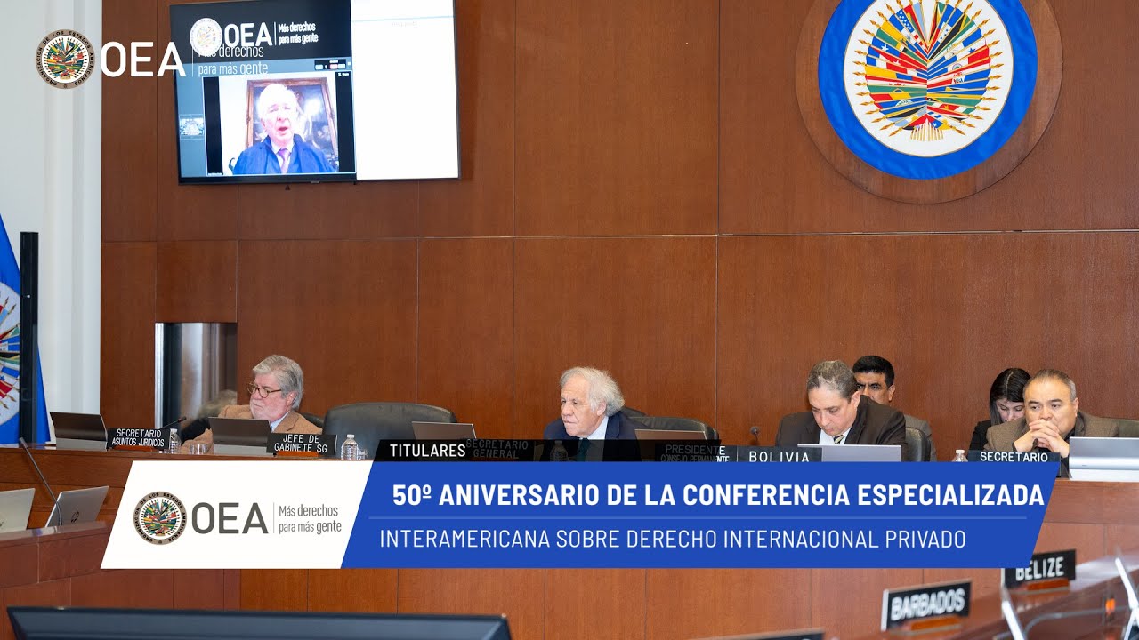 OEA News: Conferencia Interamericana sobre Derecho Internacional