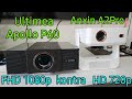 Test porównawczy projektorów Led Ultimea Apollo P60 FHD 1080p i Anxin A2Pro HD 720p