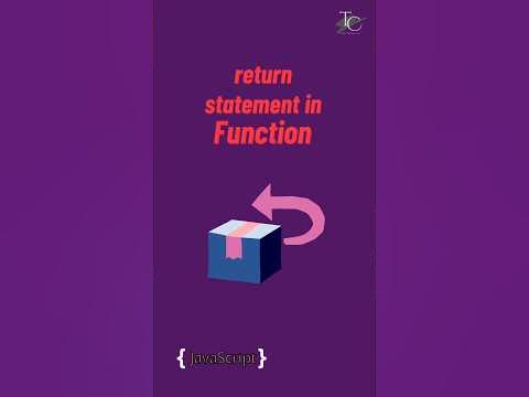 return statement in javascript functions | #javascript tutorial in 1 ...