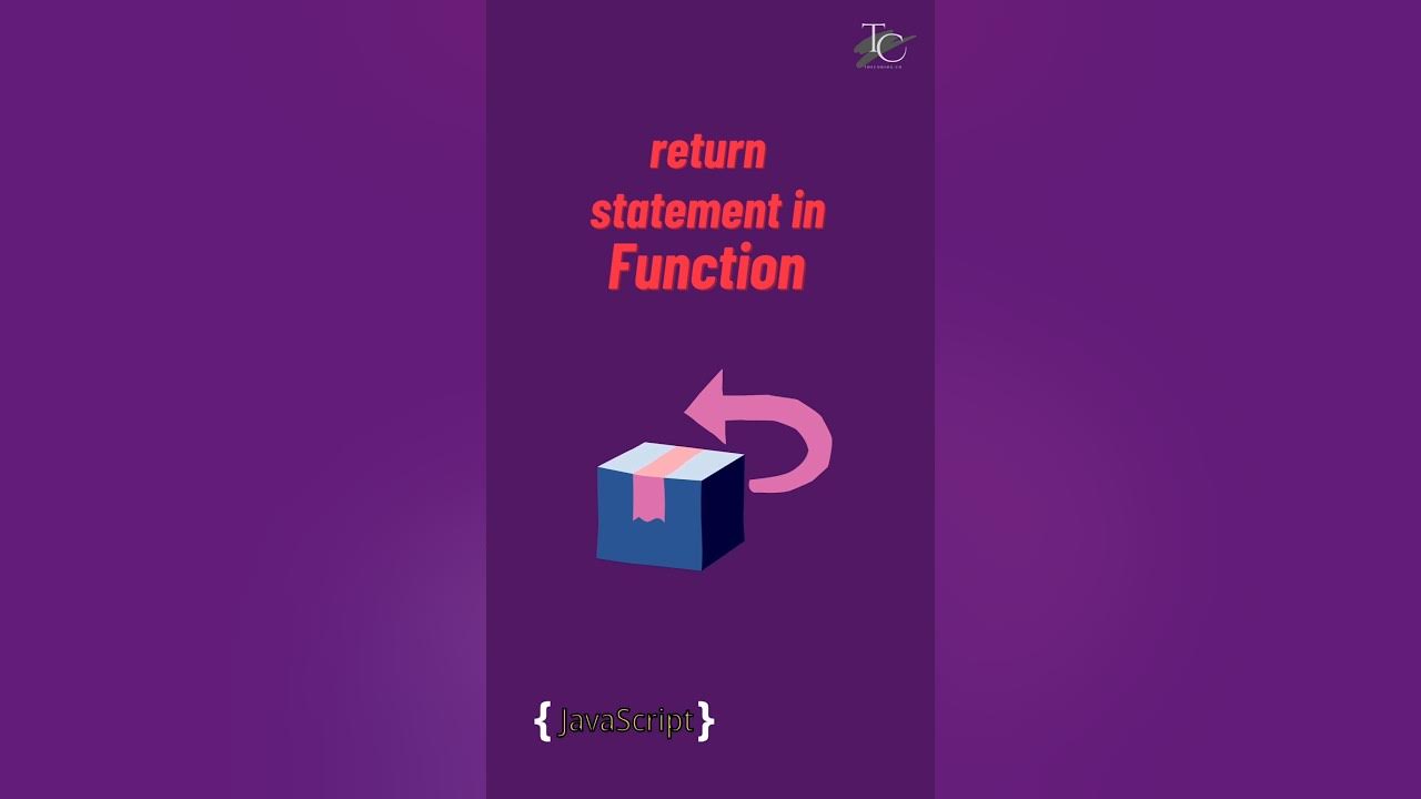 return statement in javascript functions | #javascript tutorial in 1 ...