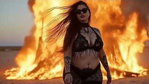 Techno Mix | Burning Dust - BLACK TAPE Plus Size II (Official Music Video) | AI Cinematic