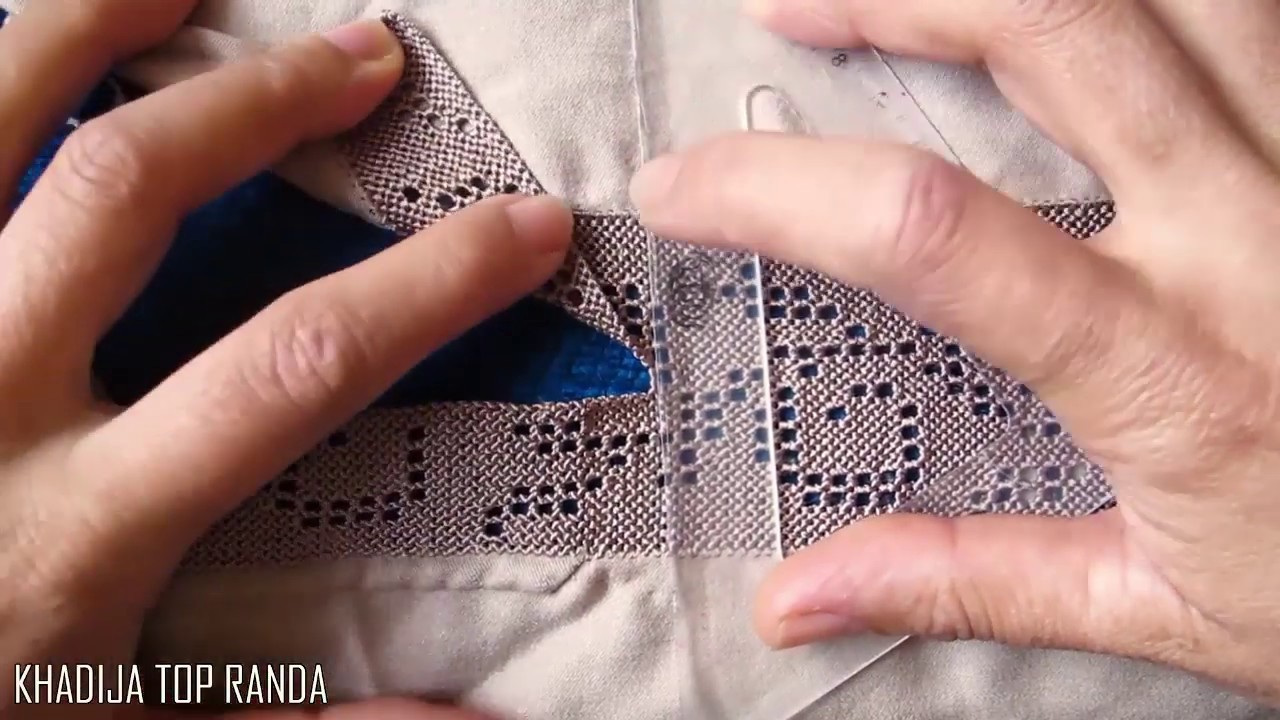 randa - تطبيق فتحة العنق في الجلابة بدقة واحترافية