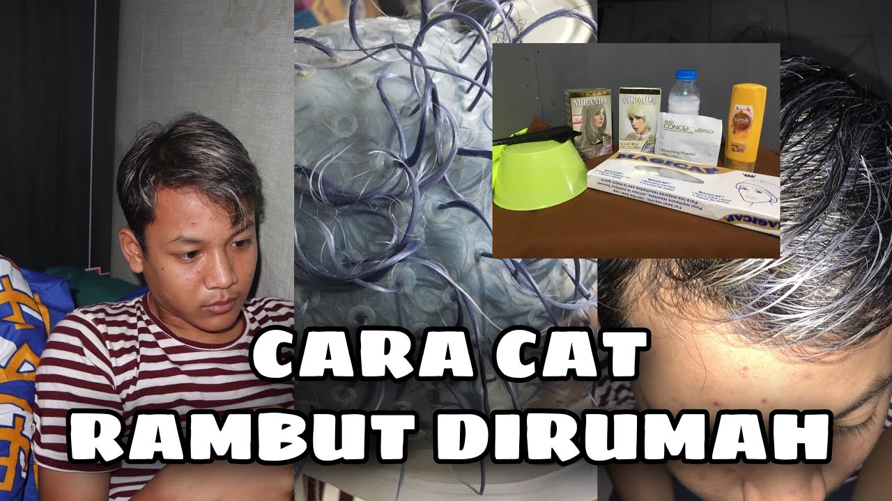TUTORIAL CARA CAT  RAMBUT  SENDIRI DIRUMAH PAKAI CAT  