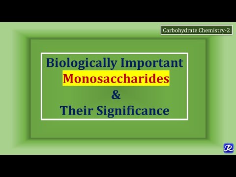 2:Biologically Important monosaccharides | Carbohydrates Chemistry-2 | Biochemistry