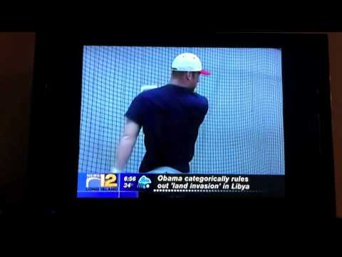 Stony Brook on Tv after a No hitter by Frankie Vandurka