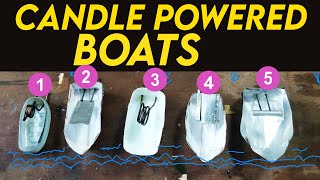 How to make a candle powered boat