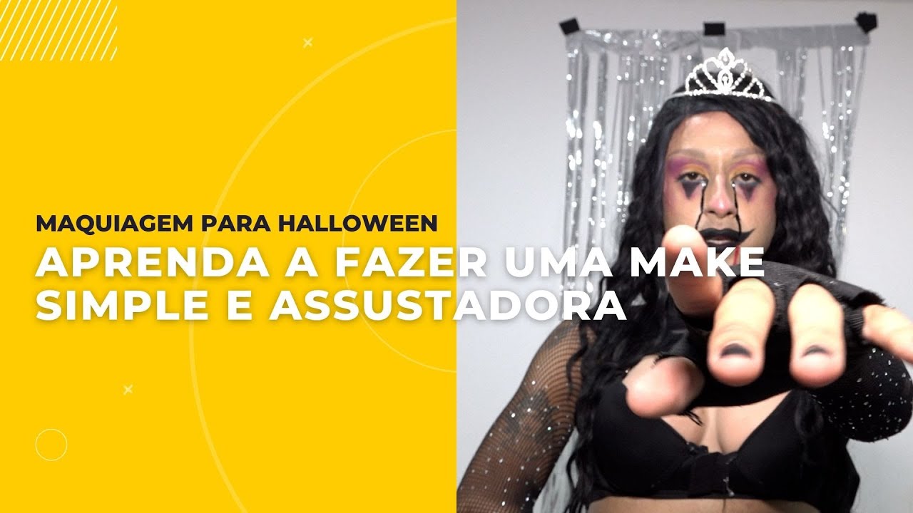 Aprenda a fazer uma maquiagem fácil de Halloween - Revista Marie