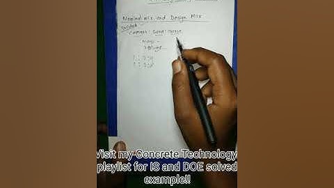 Nominal Mix and  Design Mix concepts in Nepali || Concrete Technology lectures ||