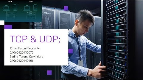 Demo Socket Programming TCP dan UDP - Jaringan Komputer Kelas A